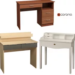 Wooden dressing tables 3D model