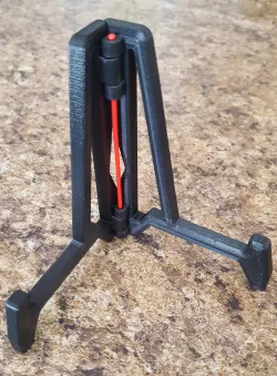100mm Easel w/ continuous filament hinge technique - aka Cell Phone Stand