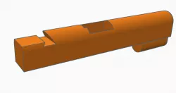 1911 Novak sight and charging handle cutting jig