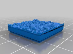 25mm Round and Square Medieval Brick Base