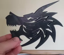 2D Dragon head