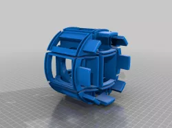 3-Axis Helmholtz coil assembly