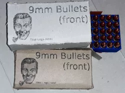 9mm ammo box tray and template