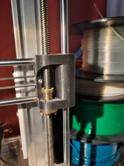 Anet A8 X carriage for anti backslash nut