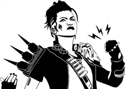 Apex Legends Mad Maggie stencil