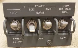 Apollo Command Module "SCE to AUX" panel
