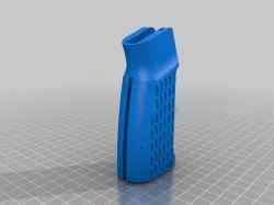 AR15 Pistol Grip with Featureless Fin for Ban States