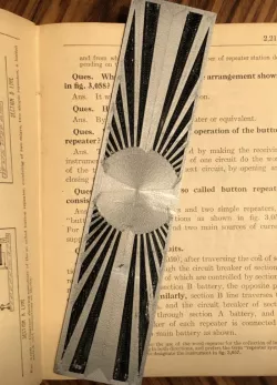Art Deco Sun Reversible Bookmark