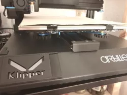 Artillery Sidewinder X1 & Genius.Sliding screen protector (Klipper Inlay) Remix