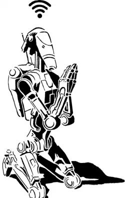 B1 Battle Droid stencil
