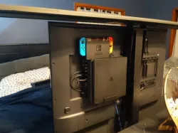 Back of TV - PS4 Mount