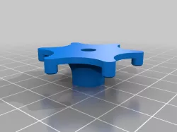 Bed levelling knob
