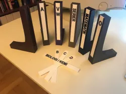 Bookshelf organizer