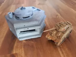 Bunker WW2 for Hex wargaming terrain