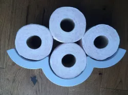Cloud Toilet Paper Holder - smaller