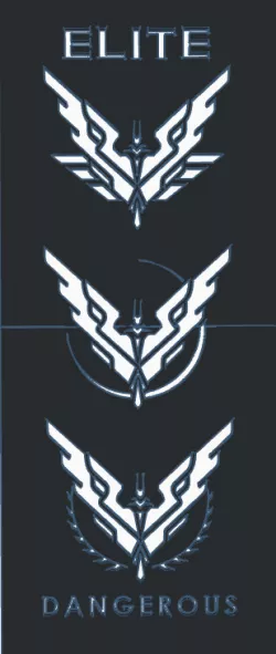 Corsair iCUE 4000X & 4000D Elite Dangerous style Front Panel 