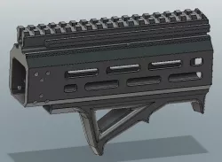 CZ Scorpion Evo Pistol Length Free Float Handguard with integral AFG