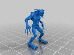 Demon Creature Monster Sculpture