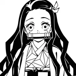 Demon slayer - Nezuko 2d wall art