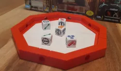 Dice tray - rolling dices - dice table