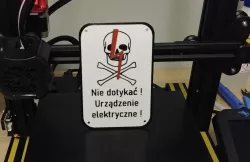 Do not touch! Electric device! Nie dotykać! Urządzenie elektryczne!