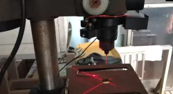 Drill perss laser guide