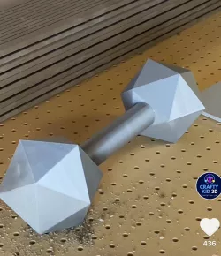 Dumbbell Weight! (Fill with sand or concrete)