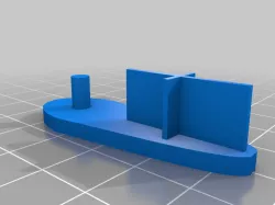 End clip / bracket for zebra blinds