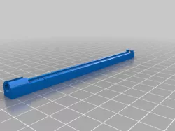 Extruder step calibration ruler