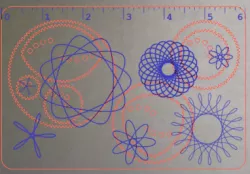Glowforge 6"x4" Spirograph