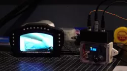 GT3 rearview camera with chippernut shift light