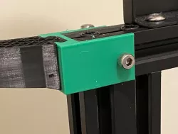 Guide bracket with screw hole