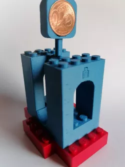Hammer for LEGO marble run