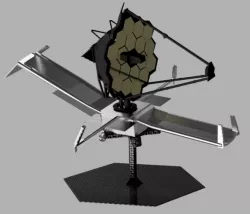 JWST - james webb space telescope Scale 1:100