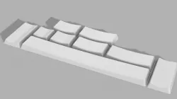 Keycap set for Kailh choc switches