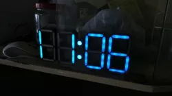 LED 7-segment color clock (WS2812)