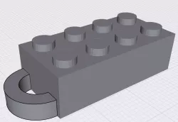 LEGO-Brick Keychain