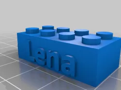 LEGO-Brick Keychain - Lena 