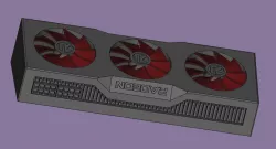 Logitech Romer G Shift keycap inspired by radeon