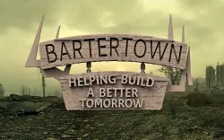 Mad Max Barter Town Sign - 28mm Gaslands / Darkfuture