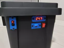 Mini digital voltmeter panel mount