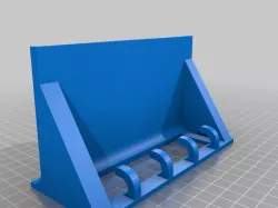 Modified shelf with hooks