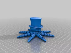 Octopus with tophat