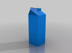 "Paper" Milk Containers Open/Closed