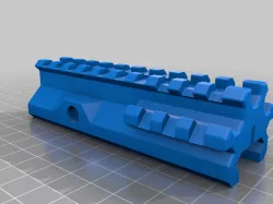 Picatinny with 45 degree angled rails