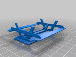 Picnic Bench 1/32 scale assembled