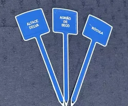 Placa para identificar mudas - Tag for plants and vase identification