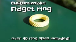  Print-in-place fidget ring 
