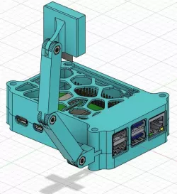 Raspberry 4 B Case Voronoi Style with Pi-Cam