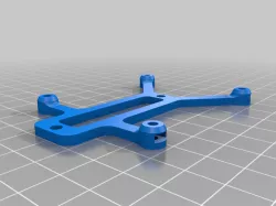 Raspberry Pi DIN rail mount for M2.5 hex stand-offs
